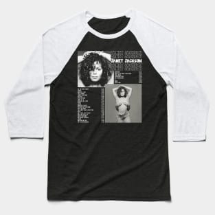 Janet Jackson Vintage Tour Concert Baseball T-Shirt